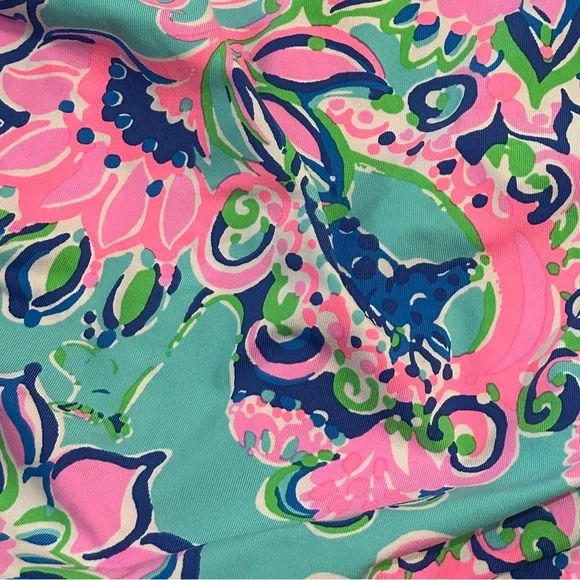 Lilly Pulitzer ‘Blue Horizon Jungle Sunrise’ Tankini *Size 10, New w/Out tags - Picture 3 of 10